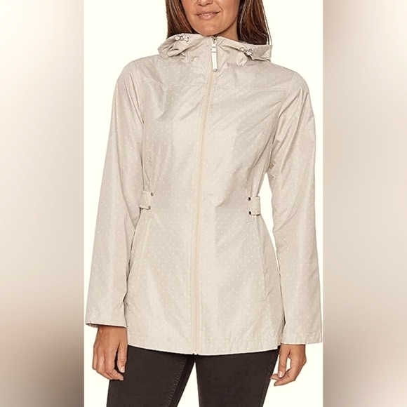 Jones New York Jackets & Blazers - Jones New York Women's Rain Jacket Parka In A Pocket Windbreaker NWOT